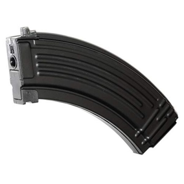 Generic Airsoft Gun Magazine 1 Airsoft Spare Parts Battleaxe 500rd Hi-Cap Flash Magazine for ICS, Classic Army, G&P, CYMA, APS, JG, Golden Eagle, D-Boys, Tokyo Marui AK Series AEG Black