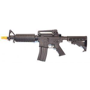 CyberGun Airsoft Rifle 1 CyberGun Colt M4 Sportsline Commando AEG- Black, Includes Battery and Charger, Multi-Color (180894/92584)