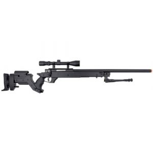Well Airsoft Rifle 1 Well awn aps2 spring sniper airsoft rifle w/ bi-pod & scope(Airsoft Gun)