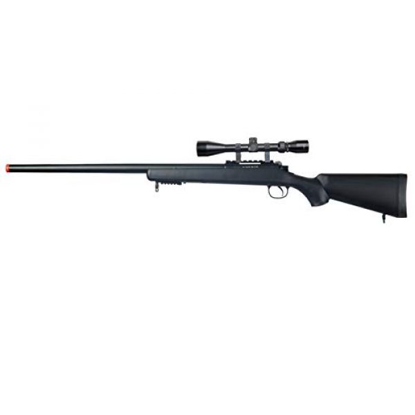Well Airsoft Rifle 1 Well MB03 Airsoft Sniper Rifle W/Scope - Black