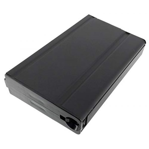 SportPro Airsoft Gun Magazine 6 SportPro 180 Round Metal Medium Capacity Magazine for AEG M14 Airsoft - Black