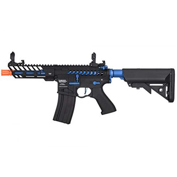 Lancer Tactical Airsoft Rifle 1 Lancer Tactical LT-29BACNL-G2-ME Enforcer AEG Airsoft Rifle Skeleton Black and Navy Blue 350 FPS
