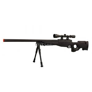 BBTac Airsoft Rifle 1 BBTac b96 awp airsoft sniper rifle with 3-9x40 scope and bi-pod warrior 1(Airsoft Gun)