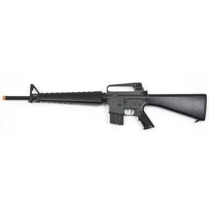 Prima USA Airsoft Rifle 1 jg m16a1 vietnam aeg airsoft rifle with full stock - black(Airsoft Gun)