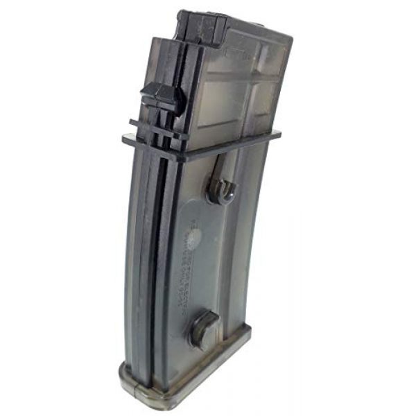 SportPro Airsoft Gun Magazine 5 SportPro Jing Gong 420 Round Flash Polymer High Capacity Flash Magazine for AEG G36 Airsoft - Black