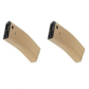 Airsoft Shopping Mall Airsoft Gun Magazine 1 Airsoft Shooting Gear CYMA 2pcs 350rd Hi-Cap Mag Magazine For M-Series AEG Dark Earth Tan