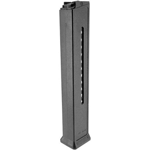 SportPro Airsoft Gun Magazine 1 SprotPro Army Force 400 Round Metal High Capacity Magazine for AEG UMP Airsoft - Black