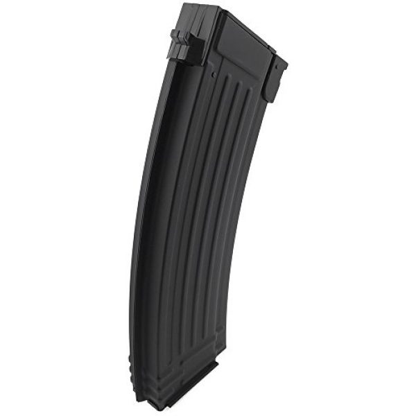 SportPro Airsoft Gun Magazine 4 SportPro 500 Round Metal High Capacity Magazine for AEG AK47 AK74 Airsoft - Black