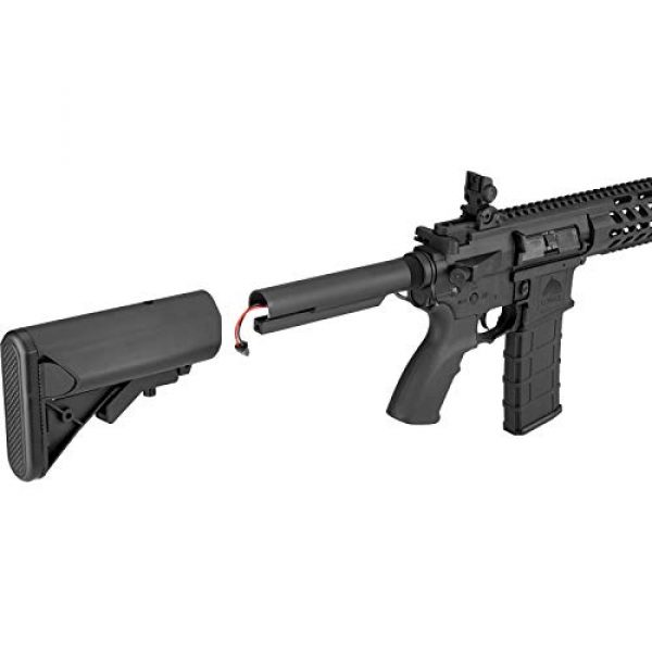Lancer Tactical Airsoft Rifle 7 Lancer Tactical 10.5" Rapid Deployment Carbine M4 RDC Airsoft AEG Rifle Low Speed Black