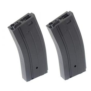 Generic Airsoft Gun Magazine 1 Airsoft Spare Parts 2pcs 300rd Hi-Cap Magazine for Tokyo Marui JG CYMA D-Boys Echo1 A&K G&P VFC M4 M16 AEG