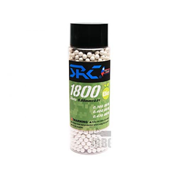 SRC Airsoft BB 1 SRC 0.40G Perfect [BIO Heavy] BB Tested Precision Biodegradable 6mm Airsoft BBS