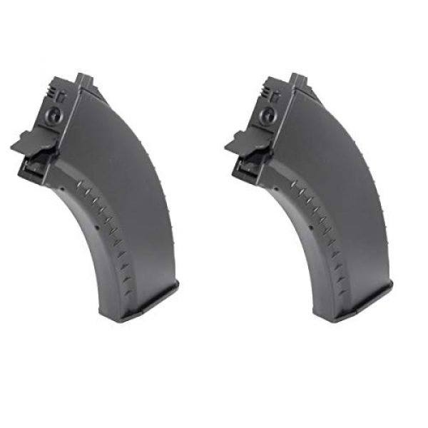 Airsoft Shopping Mall Airsoft Gun Magazine 1 Airsoft Shooting Gear CYMA 2pcs 550rd Hi-Cap Magazine for CYMA Tokyo Marui Jing Gong JG Classic Army ICS AK Series AEG Black