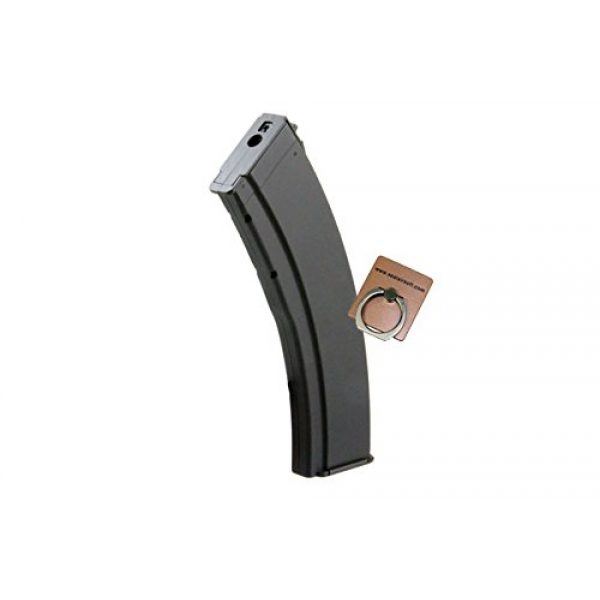 CYMA Airsoft Gun Magazine 2 CYMA Mid-Cap 200rd Magazine for RPK74 Airsoft AEG (Black) X 3pcs -Mobile Ring Included