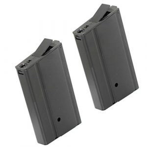 Generica Airsoft Gun Magazine 1 Airsoft Spare Parts CYMA 2pcs 400rd Hi-Cap Mag Magazine for CYMA Tokyo Marui M14 Series AEG Black