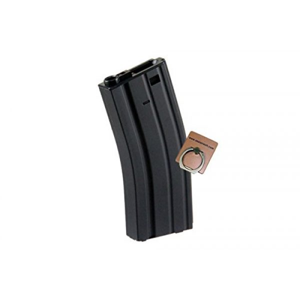 CYMA Airsoft Gun Magazine 2 CYMA M4 Metal Hi-Cap 350rds Magazine for Airsoft Marui G&P Standard AEG X 3PCS -Mobile Ring Included
