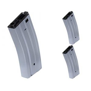 Airsoft Shopping Mall Airsoft Gun Magazine 1 Airsoft Shooting Gear 3pcs 330rd Map Hi-Cap Magazine for CYMA E&C G&P Tokyo Marui ICS Classic Army M4 M16 Series Grey