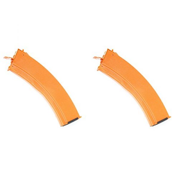 Airsoft Shopping Mall Airsoft Gun Magazine 1 Airsoft Shooting Gear CYMA 2pcs RPK74 800rd Flash Mag Hi-Cap Magazine For AK Series AEG Orange Brown
