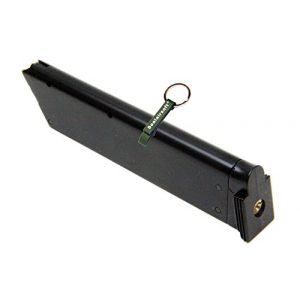 KJW Airsoft Gun Magazine 1 KJ Works 17rds Airsoft Metal 6mm Gas Magazine for MK1 -Mobile Ring Included