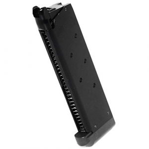 Generica Airsoft Gun Magazine 1 Generica Airsoft Spare Parts Army 25rd Mag Magazine for R27 R28 R29 R30 R45 M1911A1 V12 Custom GBB