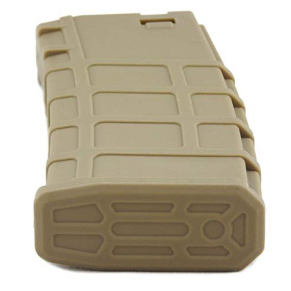LONEX Airsoft Gun Magazine 2 LONEX Airsoft M4 M16 Scar Plastic TAN Magazine 200 RDS ASG MID Cap Gameplay