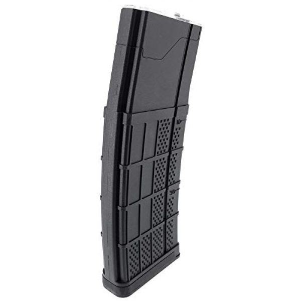 SportPro Airsoft Gun Magazine 4 SportPro CYMA 140 Round Polymer Thermold Waffle Medium Capacity Magazine for AEG M4 M16 Airsoft - Black