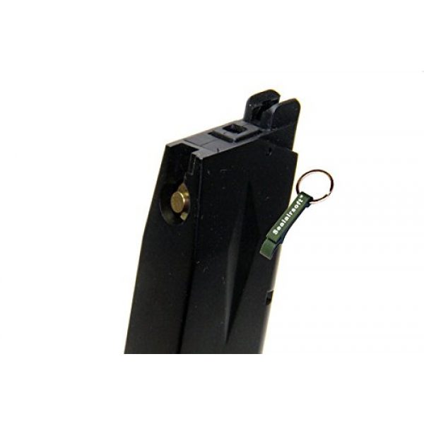 KJW Airsoft Gun Magazine 3 KJ Works 24rds Airsoft Metal 6mm CO2 Magazine For P226 KP01 GBB -Mobile Ring Included