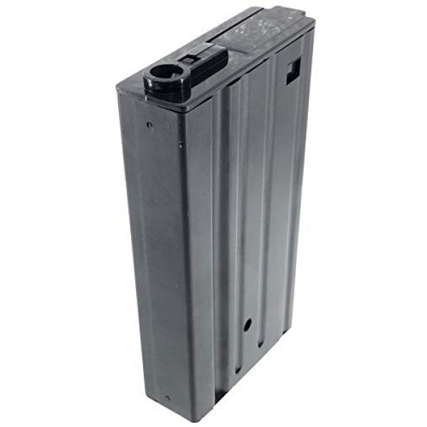 SportPro Airsoft Gun Magazine 3 SportPro 420 Round Metal High Capacity Magazine for AEG SR25 Airsoft - Black