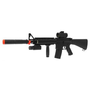 Double Eagle Airsoft Rifle 1 Electric Double Eagle Silenced m83b1 Tactical m4 Assault Rifle fps-200 Airsoft Gun(Airsoft Gun)