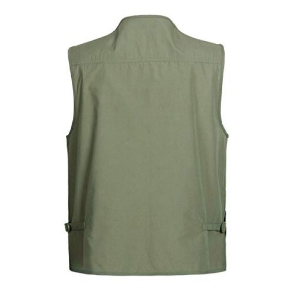 DAFREW Airsoft Tactical Vest 2 DAFREW Thin Vest Outdoor Leisure Fishing Vest Men's Vest Photography Vest (Color : Green, Size : XXL)
