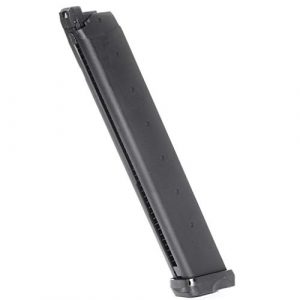 Generica Airsoft Gun Magazine 1 Generica Airsoft Spare Parts APS 48rd Mag Big Stick Extended CO2 Magazine for ACP601 ACP606 A-Cap Z1-Cap Black Hornet Dragonfly Scorpion Shark Spyder X1-Cap/Tokyo Marui/WE/Armorer Works Black