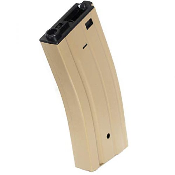 Airsoft Shopping Mall Airsoft Gun Magazine 1 Airsoft Shooting Gear 330rd Map Hi-Cap Magazine for CYMA E&C G&P Tokyo Marui ICS Classic Army M4 M16 Series Tan