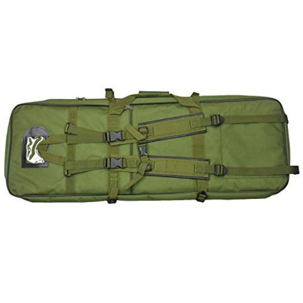 JFFCE Rifle Case 2 JFFCE Extendable Design Rifle Case/Backpack Classic Tactical Double Rifle Pistol Gun Case Bag Long Gun Case Bag for Hunting Shooting Range Sports Storage and Transport