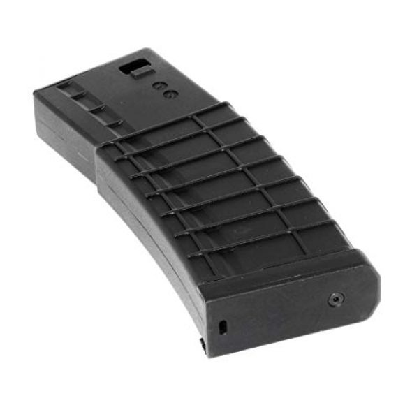 Generic Airsoft Gun Magazine 2 Airsoft Spare Parts CYMA 3pcs 150rd Plastic Waffle Mag Mid-Cap Magazine for CYMA, APS, D-Boys, JG, Golden Eagle, E&C, G&P, ICS, Classic Army, Tokyo Marui M4 M16 Series AEG Black