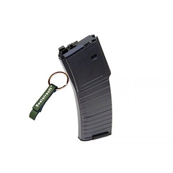WE Airsoft Gun Magazine 1 WE 30rds Open Bolt Airsoft Gas Magazine For PDW Series GBB Gary -Mobile Ring Included
