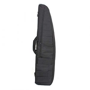 Yamcyh Rifle Case 1 Yamcyh 39"/47" Outdoor Military Carry Nylon Case Hunting Airsoft Tactical Rifle Gun Bag Heavy Duty Hunting Shotgun Case Carrying Military Shoot Soft Bag (Black,47in)