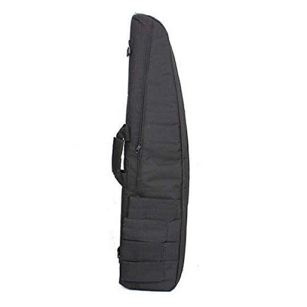 Yamcyh Rifle Case 1 Yamcyh 39"/47" Outdoor Military Carry Nylon Case Hunting Airsoft Tactical Rifle Gun Bag Heavy Duty Hunting Shotgun Case Carrying Military Shoot Soft Bag (Black,47in)