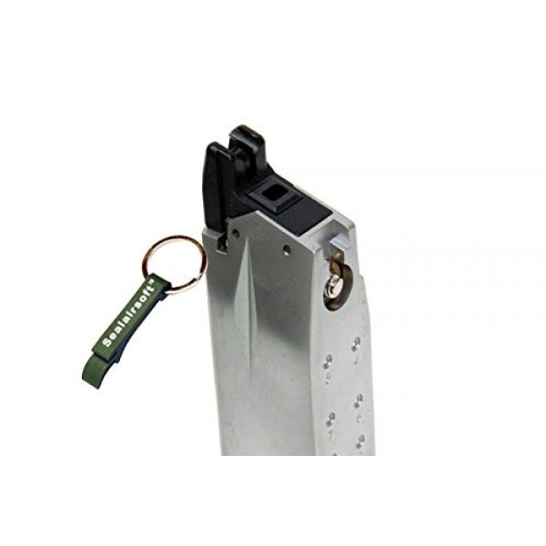 WE Airsoft Gun Magazine 2 WE 18rds Airsoft Gas Magazine For XDM COMPACT 3.8 Series GBB Tan -Mobile Ring Included