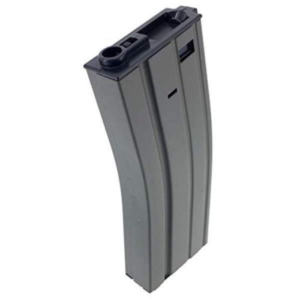 SportPro Airsoft Gun Magazine 3 SportPro Jing Gong 300 Round Metal High Capacity Magazine for AEG M4 M16 Airsoft - Grey