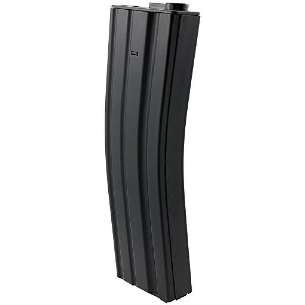SportPro Airsoft Gun Magazine 2 SportPro Jing Gong 450 Round Metal High Capacity Long Magazine for AEG M4 M16 3 Pack Airsoft - Black