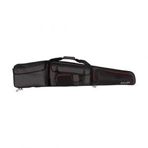 Allen Company Rifle Case 1 Gear Fit MAG Rifle Case, 50 inches, Magnetic Flap Pocket, Removable Organizer for Ammo/Tools and More, Fleece Cylindrical Nose Pocket Protects Scope, Heavy Duty Padding, Black and Heather Gray