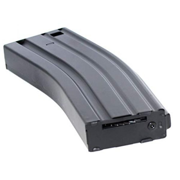 Airsoft Gang Airsoft Gun Magazine 2 Airsoft Parts 500rd Winding Hi-Cap Mag Magazine for M4 M16 Series AEG Black