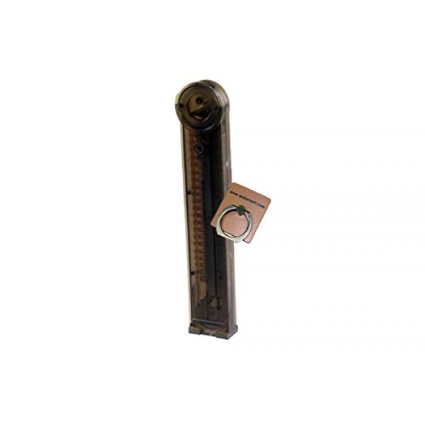CYMA Airsoft Gun Magazine 1 CYMA P90 70rds Mid-Cap Magazine for Marui, KingArms, KS, S&T Airsoft AEG -Mobile Ring Included