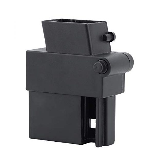 Tactical Area Airsoft BB Loader Adapter 2 Tactical Area BB Loader Converter to Adapt Mag Games for Hunting Airsoft Paintball CS War Games