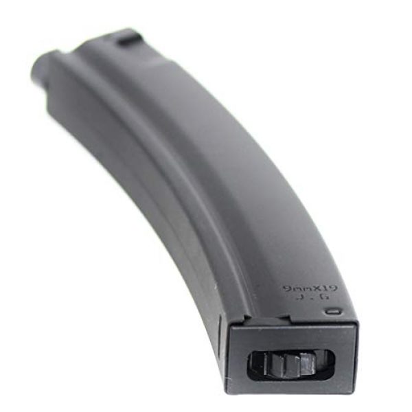Airsoft Gang Airsoft Gun Magazine 2 Airsoft Parts 2pcs 200rd Hi-Cap Magazine for JG Golden Eagle MP5 Series AEG