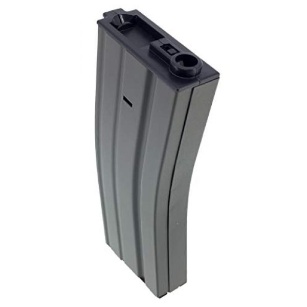 SportPro Airsoft Gun Magazine 2 SportPro Jing Gong 300 Round Metal High Capacity Magazine for AEG M4 M16 Airsoft - Grey