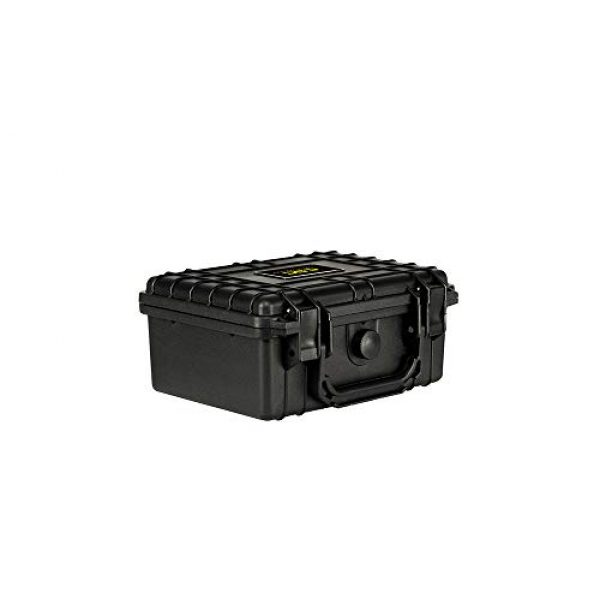 Common Sense Cases Pistol Case 2 Common Sense Cases 5012 Single Pistol Hard Case with DIY Foam - Weather Resistant - Black - Internal Dimensions: 8" x 5.5" x 3"