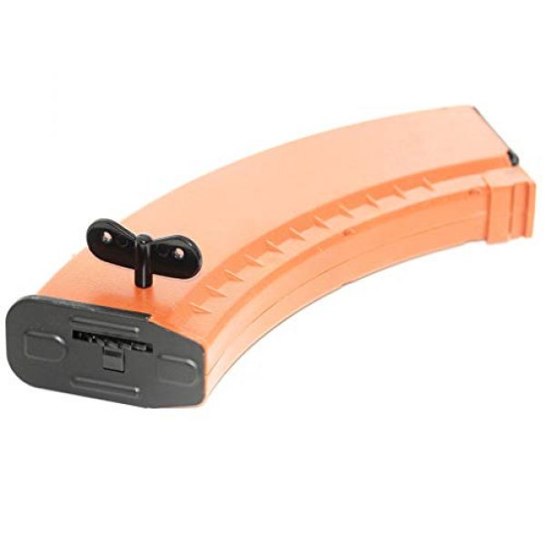 Airsoft Gang Airsoft Gun Magazine 2 Airsoft Parts CYMA 3pcs 550rd Hi-Cap Magazine for CYMA Tokyo Marui Jing Gong JG Classic Army ICS AK Series AEG Orange