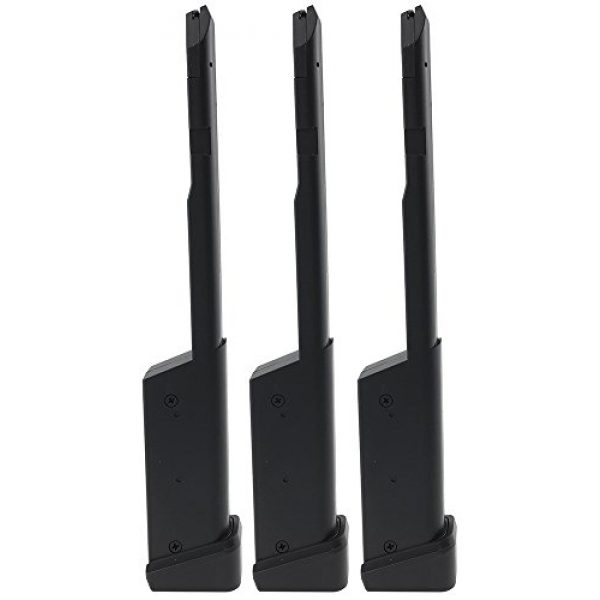 CYMA Airsoft Gun Magazine 1 CYMA 90 Round Polymer High Capacity Magazine for AEP G18C 3 Pack Airsoft - Black
