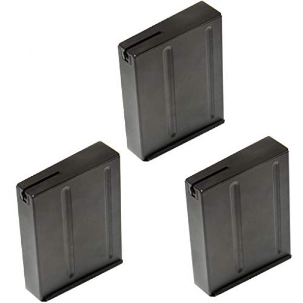 Generica Airsoft Gun Magazine 1 Airsoft Spare Parts CYMA 3pcs 100rd Mag Magazine for L96 Series Rifle AEG Black