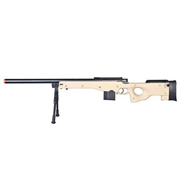 Well Airsoft Rifle 1 Well MB4401 Airsoft Sniper Rifle W/Bopid - Tan